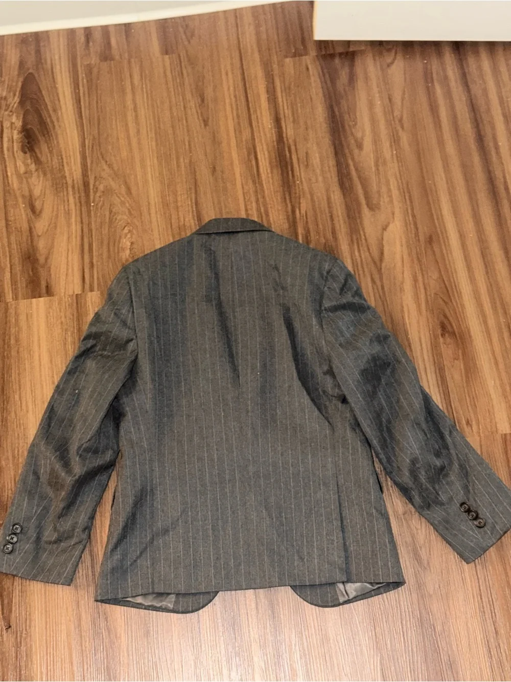 Ralph Lauren Men's Charcoal Pinstripe Blazer 10R